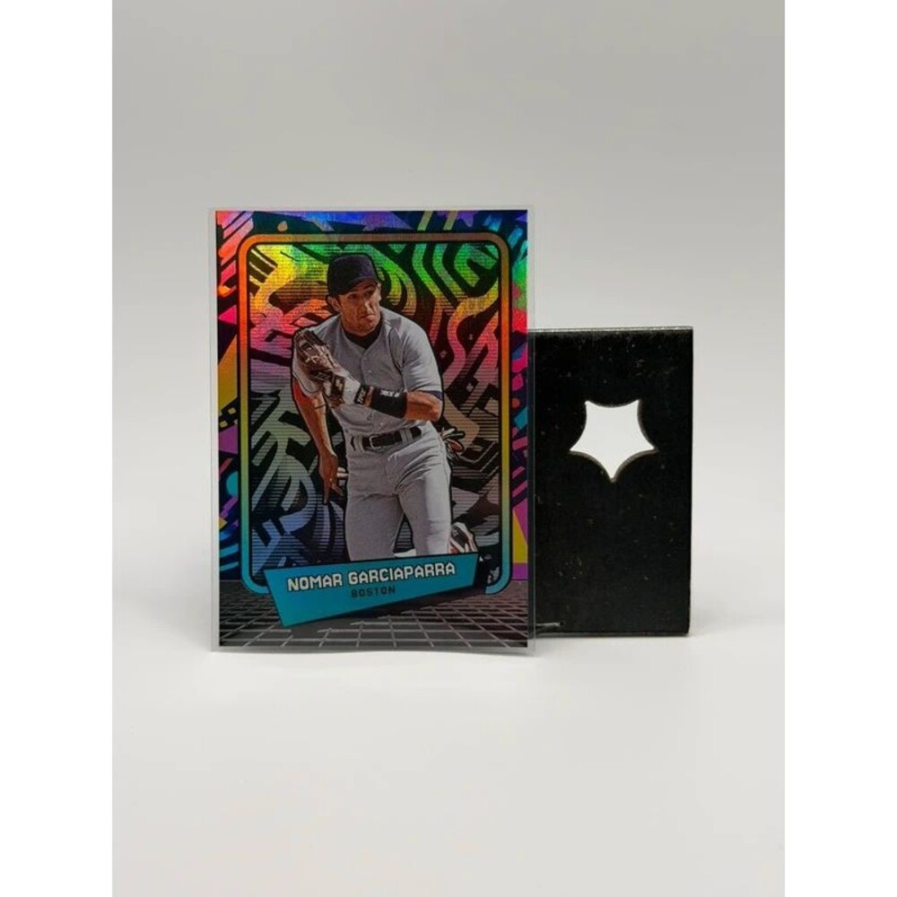2026 Panini Decades 90s Pop Culture Nomar Garciaparra #8 Holo Refractor Red Sox